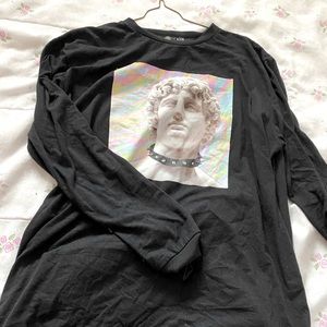 Graphic long sleeve tee